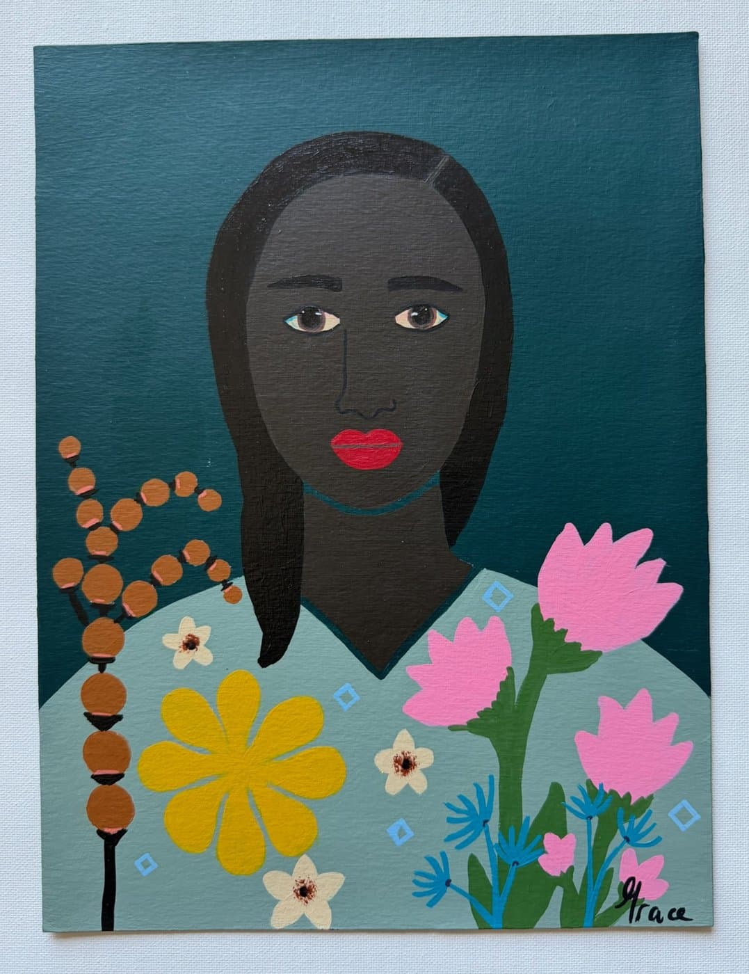 Tulip Season, original painting by Grace Vieira
